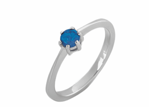 Деликатен сребърен пръстен с опал | HappyMarket.bg Деликатен сребърен пръстен с опал | Бижута