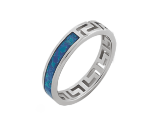 Елегантен сребърен пръстен с опал | HappyMarket.bg Елегантен сребърен пръстен с опал | Бижута