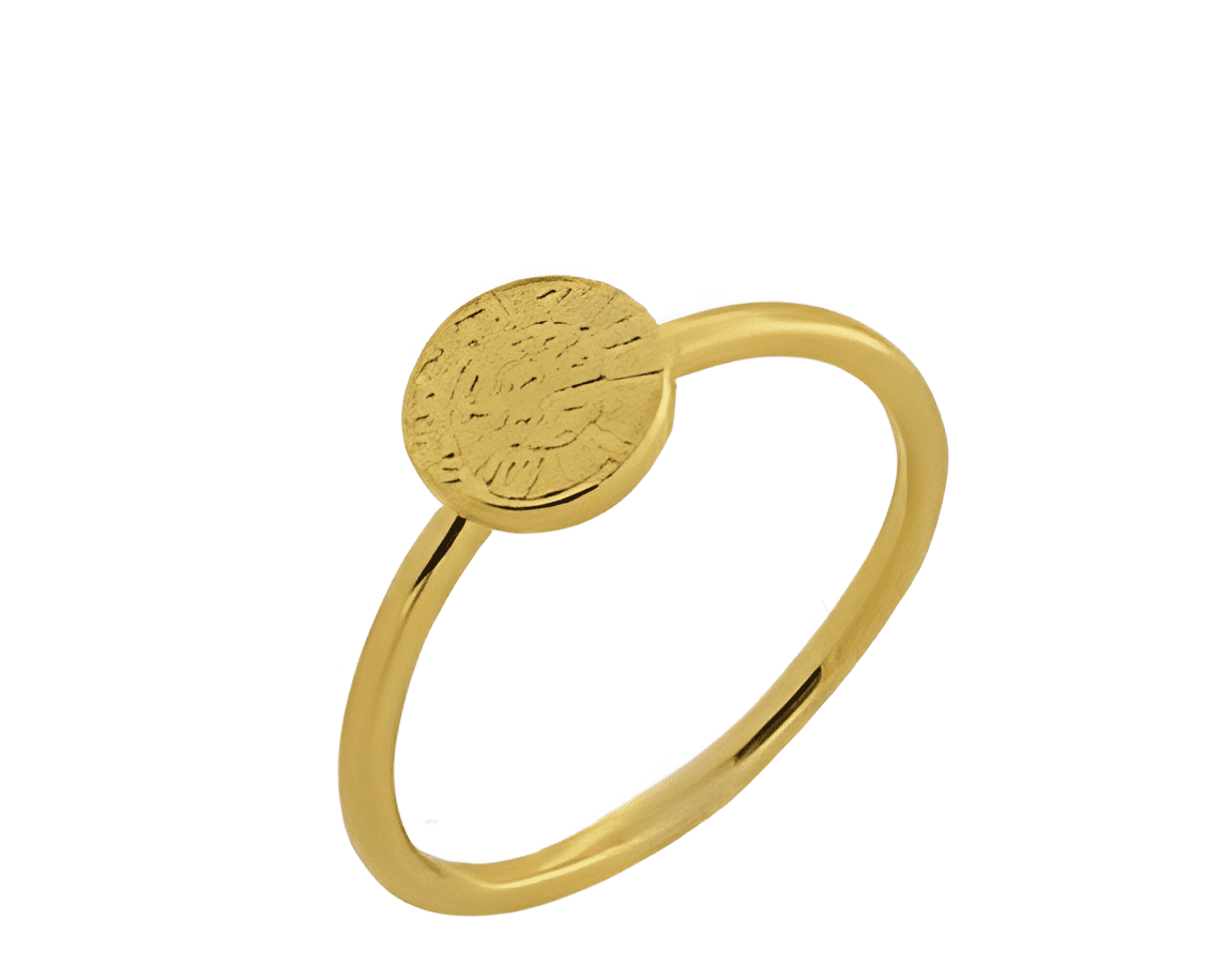 Позлатен сребърен пръстен "Фин Фестос"