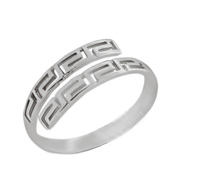 Сребърен пръстен „Двоен Меандър“ | HappyMarket.bg Сребърен пръстен „Двоен Меандър“ | Бижута