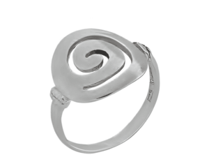 Сребърен пръстен „Голяма Спирала“  |  Бижута