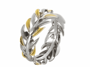 Сребърен пръстен „Корона“  |  Бижута