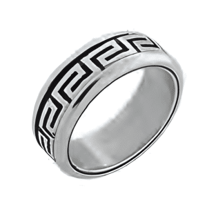 Сребърен пръстен "Лабиринт"