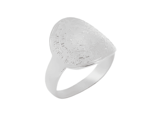 Сребърен пръстен „Изваян Фестос“  |  Бижута