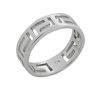 Сребърен пръстен "Класически Меандър"