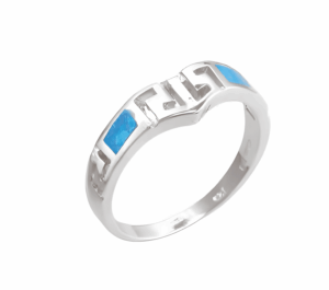 Сребърен пръстен с опал  |  Бижута