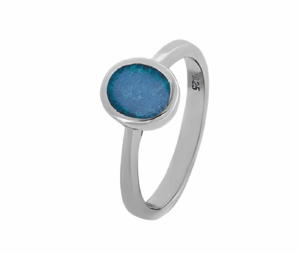 Сребърен пръстен с овален опал | HappyMarket.bg Сребърен пръстен с овален опал | Бижута