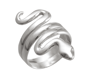 Сребърен пръстен „Змия“  |  Бижута