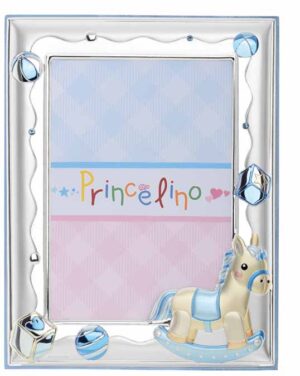 Комплект сребърни детски фото рамки за момче с декорация конче, 2 бр.,13х18 и 9х13см | HappyMarket.bg Комплект сребърни детски фото рамки за момче с декорация конче, 2 бр.,13х18 и 9х13см | Детски сребърни рамки за снимки