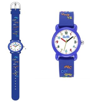 Детски часовник за момче ABC син | HappyMarket.bg Детски часовник за момче ABC син | Деца