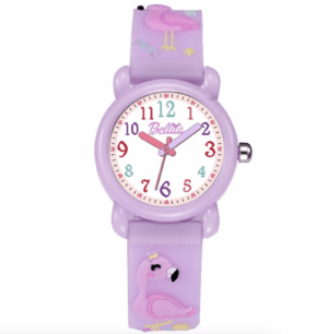 Детски часовник за момиче Фламинго лилав | HappyMarket.bg Детски часовник за момиче Фламинго лилав | Деца