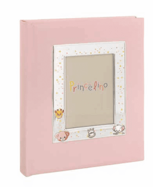 Детски фото албум за момиче, с рамка с животни  |  Детски албуми за снимки