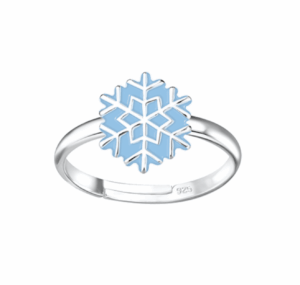 Детски сребърен пръстен Снежинка | HappyMarket.bg Детски сребърен пръстен Снежинка | Детски бижута