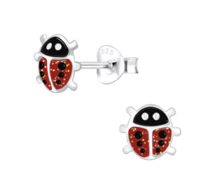 Детски сребърни обеци Калинка, тип винт | HappyMarket.bg Детски сребърни обеци Калинка, тип винт | Детски бижута