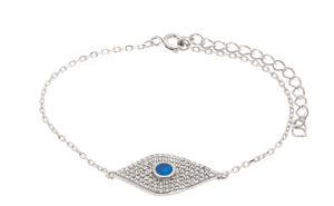 Елегантна сребърна гривна с опал - Image 1