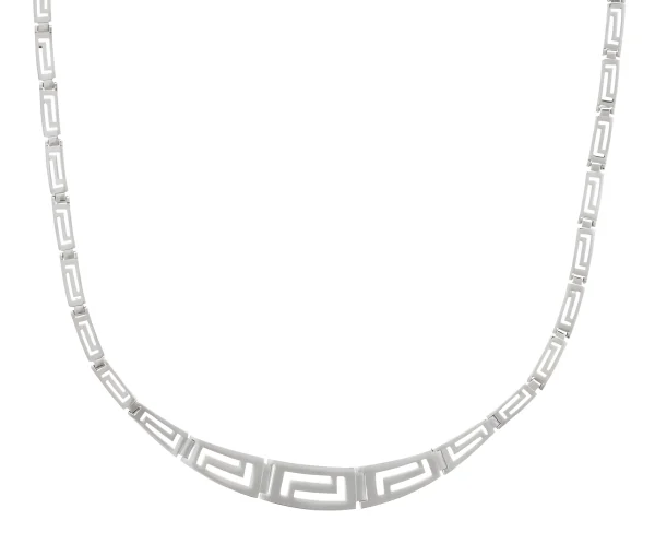 Елегантно сребърно колие меандър | HappyMarket.bg Елегантно сребърно колие меандър | Бижута