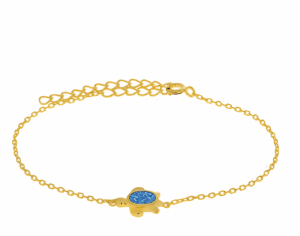 Костенурка позлатена гривна с опал  |  Бижута