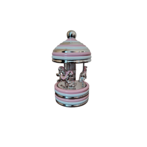 Детска музикална въртележка от сребро за момиче  |  Детски сувенири