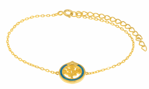 Нежна позлатена гривна "Дървото на живота" с опал - Image 1