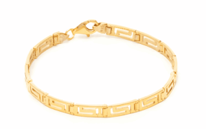 Позлатена гривна „Величествен меандър“  |  Бижута