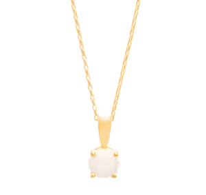 Позлатено нежно колие с висулка опал | HappyMarket.bg Позлатено нежно колие с висулка опал | Бижута