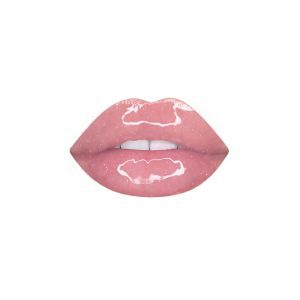 Розов течен гланц за устни - детайл