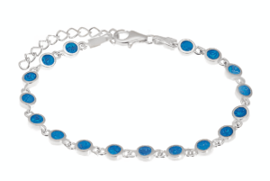 Сребърна гривна "Кръгове" - Image 1