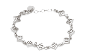 Сребърна гривна с меандри 1 Сребърна гривна с меандри - Image 1