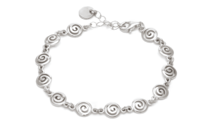 Сребърна гривна със спирали - Image 1
