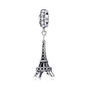 Сребърна висулка "Айфеловата кула в Париж"