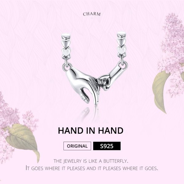 Сребърна висулка „Майка и дете държащи се за ръце“ | HappyMarket.bg Сребърна висулка „Майка и дете държащи се за ръце“ | Бижута тип Пандора