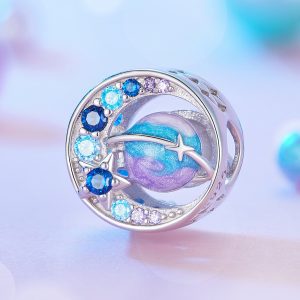 Сребърна висулка "Многоцветна галактика" 3 Сребърна висулка "Многоцветна галактика" - Image 3