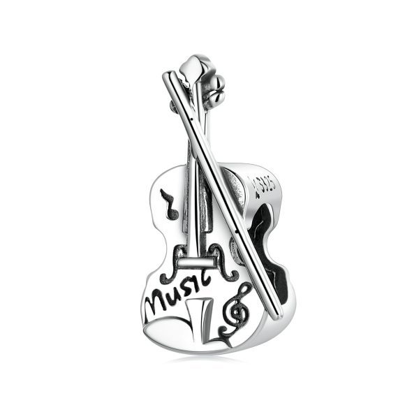 Сребърна висулка „Музикална цигулка“ | HappyMarket.bg Сребърна висулка „Музикална цигулка“ | Бижута тип Пандора
