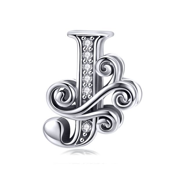 Сребърна висулка с монограм „Буква „J“ | HappyMarket.bg Сребърна висулка с монограм „Буква „J“ | Бижута тип Пандора