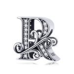 Сребърна висулка с монограм „Буква „U“  |  Бижута тип Пандора