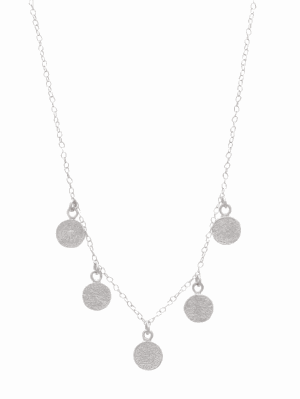 Сребърно колие с 5 висулки Фестос - Image 1