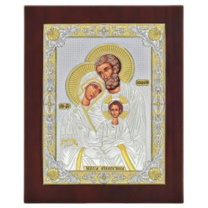 Сребърна икона Светото Семейство, 10×12.5см | HappyMarket.bg Сребърна икона Светото Семейство, 10×12.5см | Икони