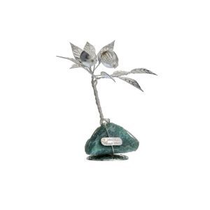Сребърна декоративна фигура, дърво