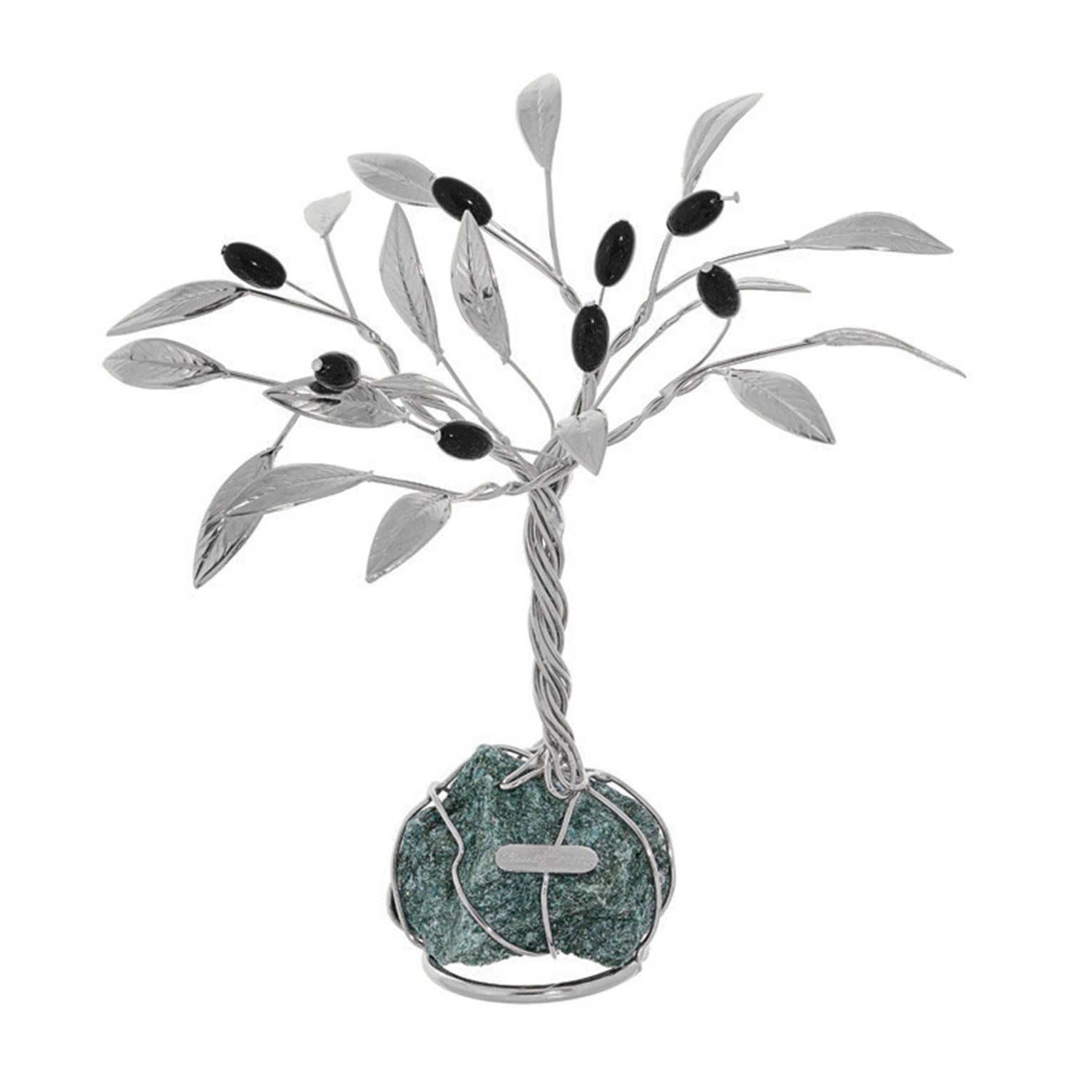 Сребърна декоративна фигура маслинено дърво