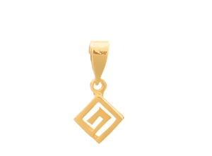 Висулка „Меандър“ от позлатено сребро, S  |  Бижута