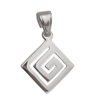 Висулка от сребро Класически Меандър, L | HappyMarket.bg Висулка от сребро Класически Меандър, L | Бижута