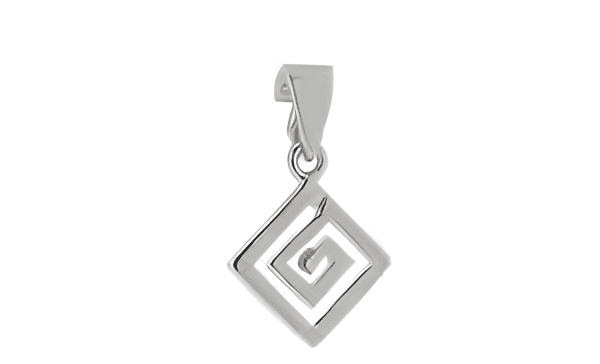 Висулка от сребро Класически Меандър, M | HappyMarket.bg Висулка от сребро Класически Меандър, M | Бижута