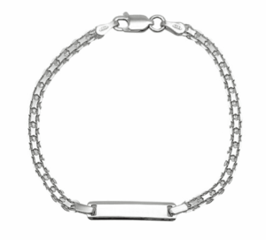 Детска сребърна гривна Basic - Image 1