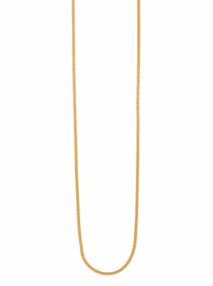 Позлатена сребърна верижка,50см - Image 1