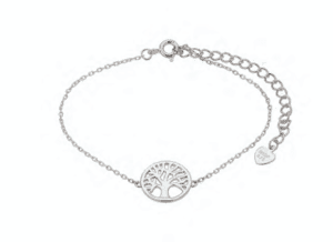 Изчистена сребърна гривна "Дървото на живота" - Image 1