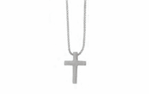 Сребърно колие „Кръст“  |  Бижута