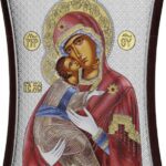 Сребърна икона Витлеемска Богородица, 12х15см  |  Икони