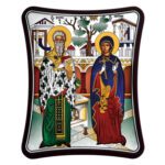 Сребърна икона Св. Георги Победоносец, 12х15см  |  Икони