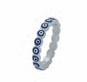 Сребърен пръстен „Сини очички“ | HappyMarket.bg Сребърен пръстен „Сини очички“ | Бижута