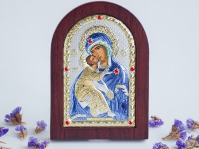 Икона за щастие за бебе - подарък със символ на защита и благословия